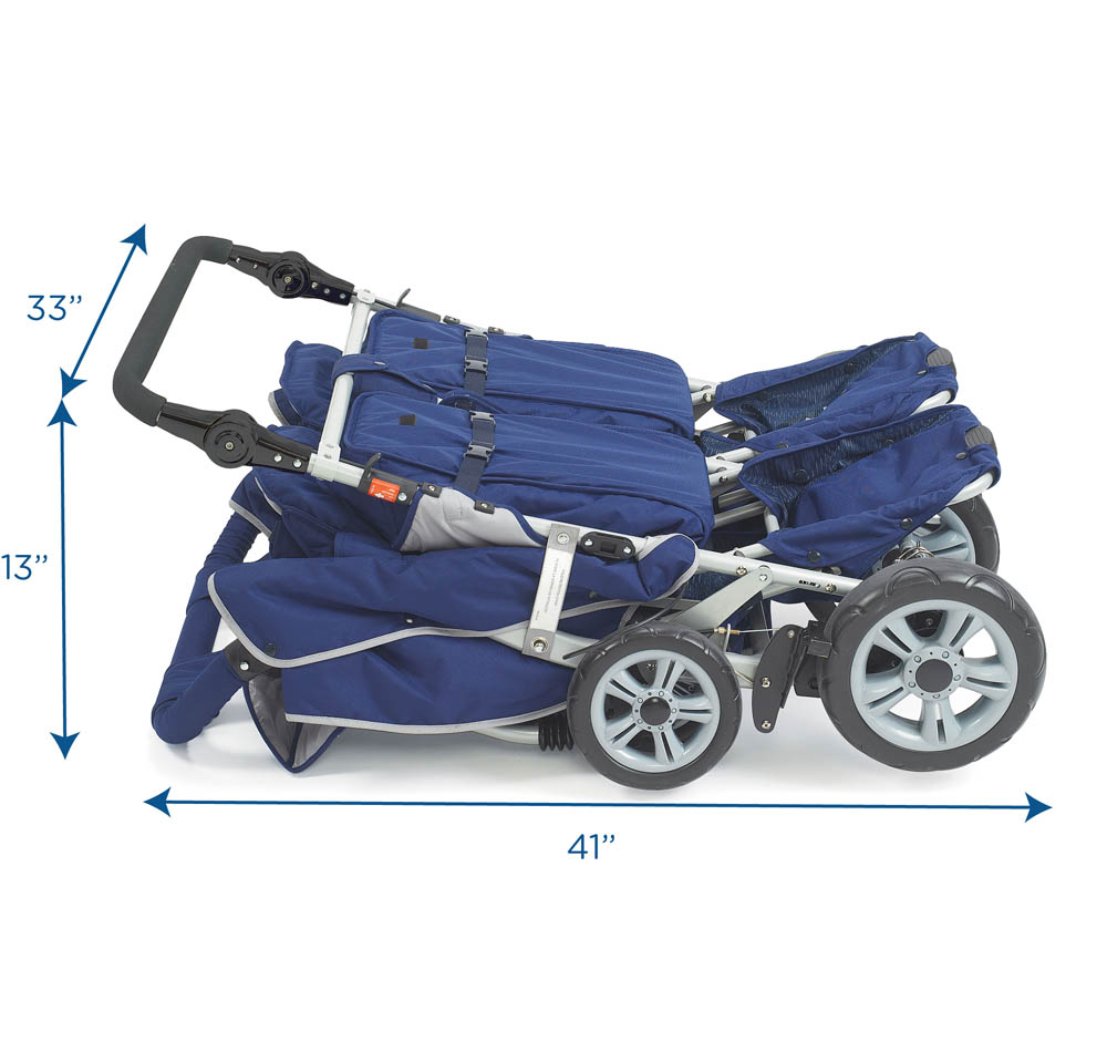 SureStop Folding Commercial Bye Bye Stroller 6 Passenger